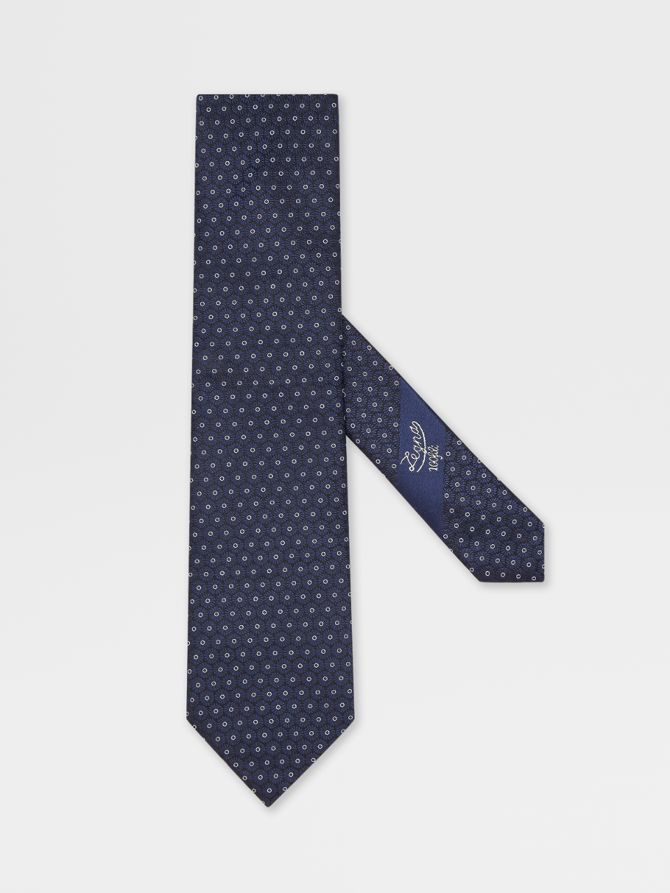 Dark Blue 100fili Silk Tie